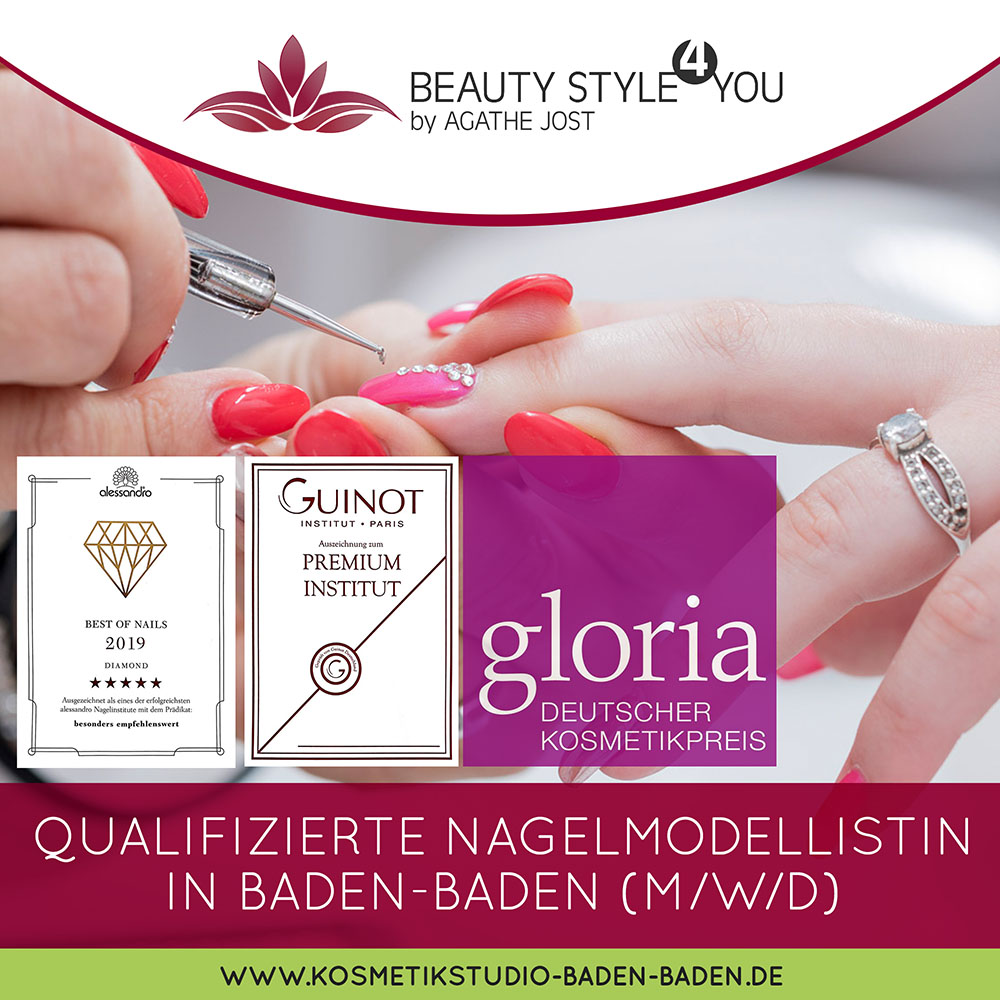 Stellenangebot BeautyStyle4You Baden-Baden Nagelmodellistin