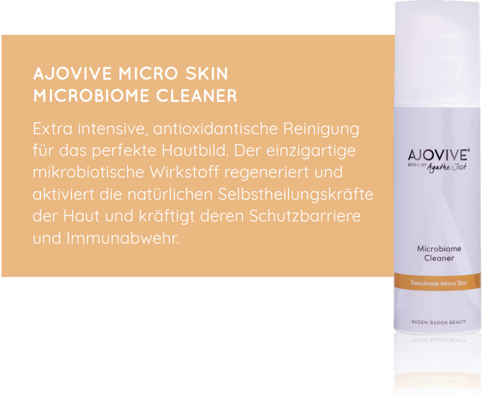 ajovive micro skin microbiome cleaner