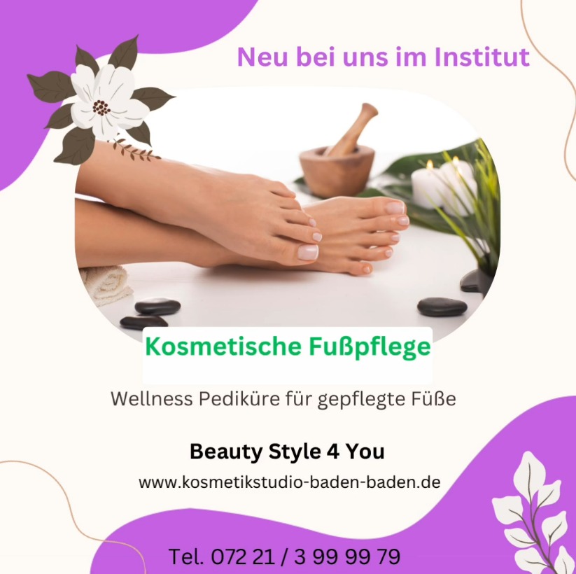 Kosmetische Fusspflege in Baden-Baden